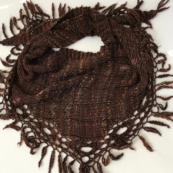 NEW Handmade Triangular Bulky Beauty Lace Sequoia Shawl, 102"L & 37"D - Picture 3 of 13